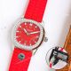 Super clone Patek Philippe Aquanaut Luce Ladies watch Bezel Diamond -set Coral Red Dial (4)_th.jpg